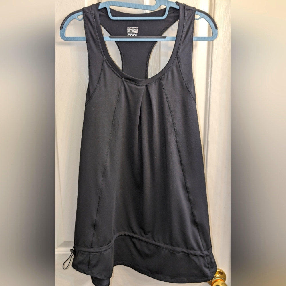 XL 32° Cool Black Workout Tank